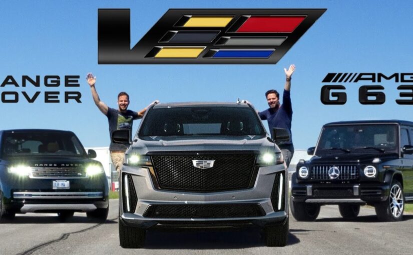 The Cadillac Escalade V Drag Races The Mercedes-AMG G63 And The Range Rover P530