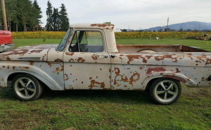 At $12,000, Could This Primer-Patched 1961 Ford F-100 ‘Unibody’ Be A Prime Deal?